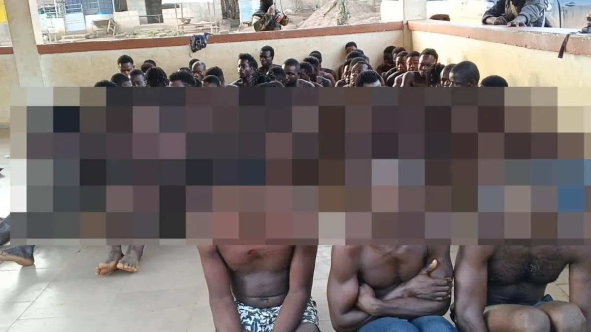 Western Region: 49 suspected illegal miners arrested after engaging NAIMOS taskforce in shootout at Adiewoso
